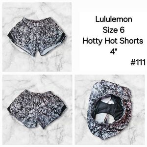 Lululemon Size 6 Hotty Hot Shorts